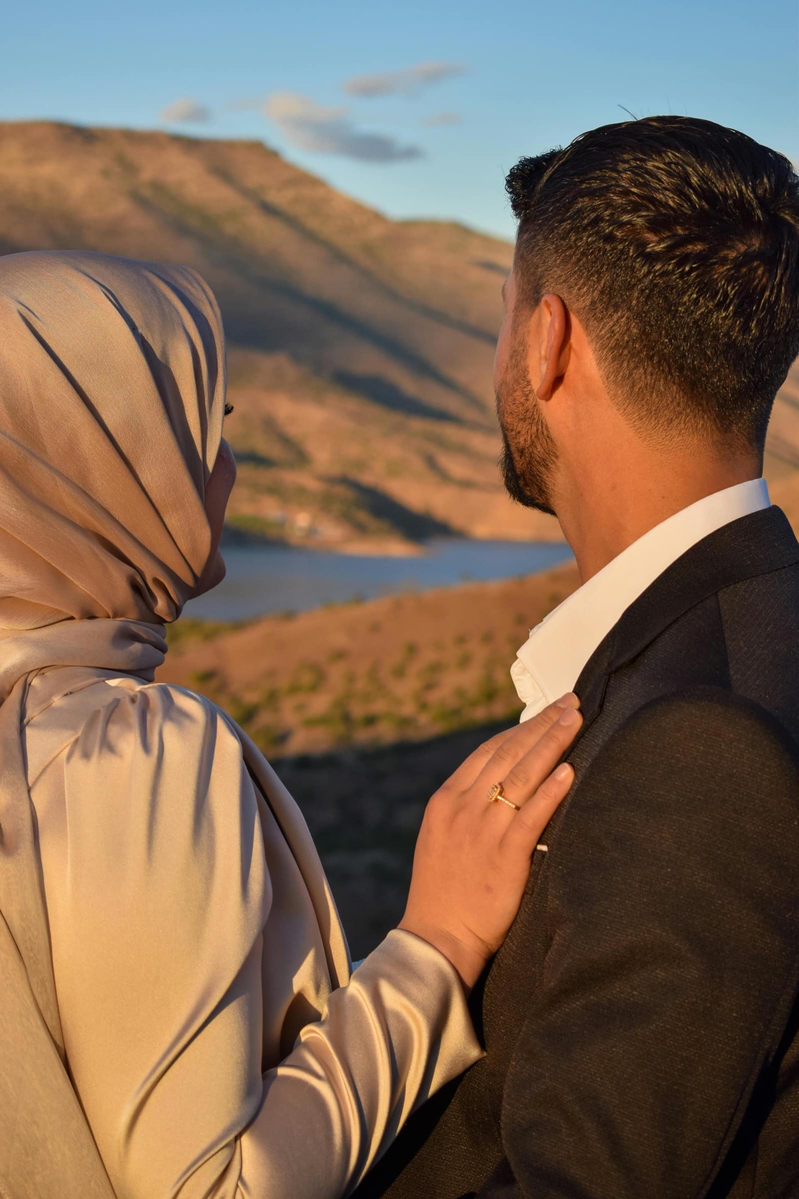 Couple de mariés au Maroc