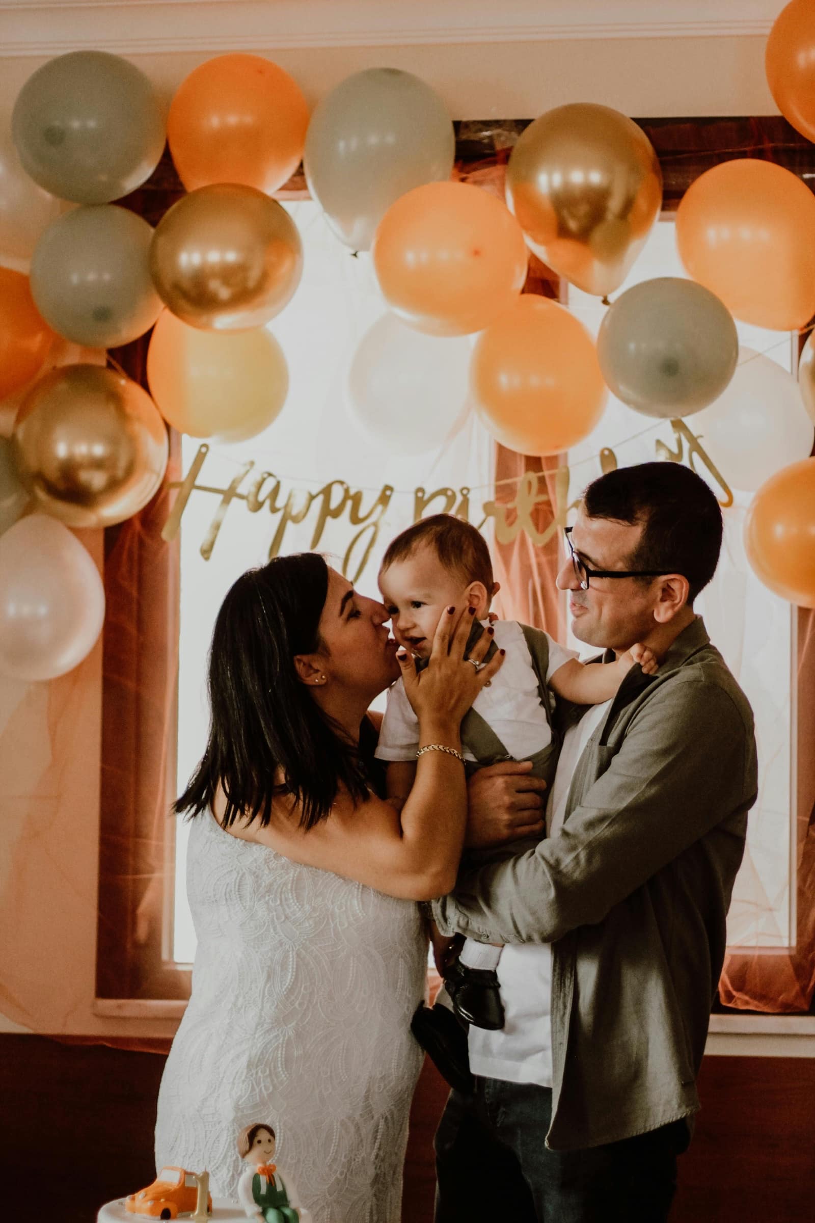 Une famille marocaine célèbre l'anniversaire de son enfant